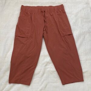 All in Motion women Rust Cargo Pants